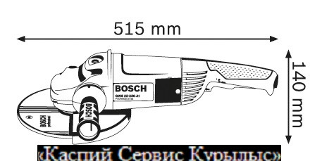 Болгарка (УШМ) Bosch GWS 22-230 H - фото 4 - id-p44429727