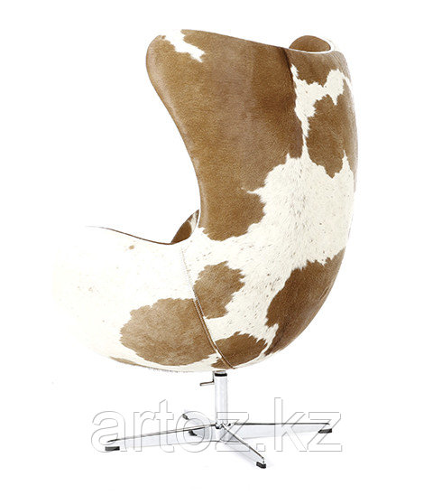 Кресло Egg chair Cow (White/Ginger)