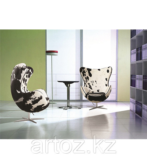 Кресло Egg chair Cow (White/Black) - фото 2 - id-p44430214