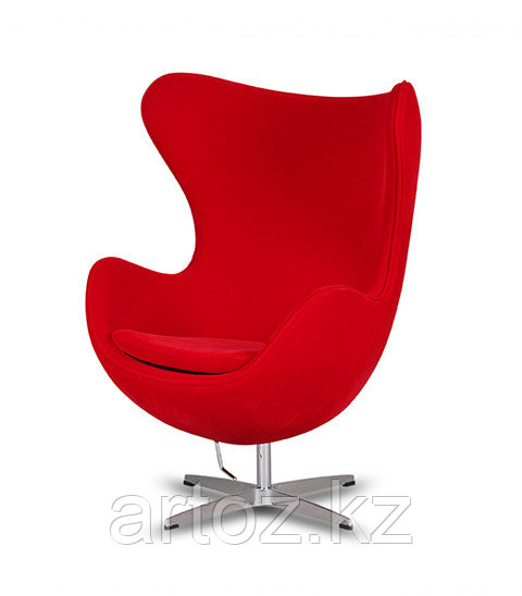 Кресло Egg Chair velvet (red)