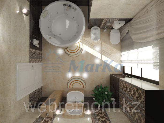 Акриловая круглая ванна Омега 180x180 см. - фото 6 - id-p44430525