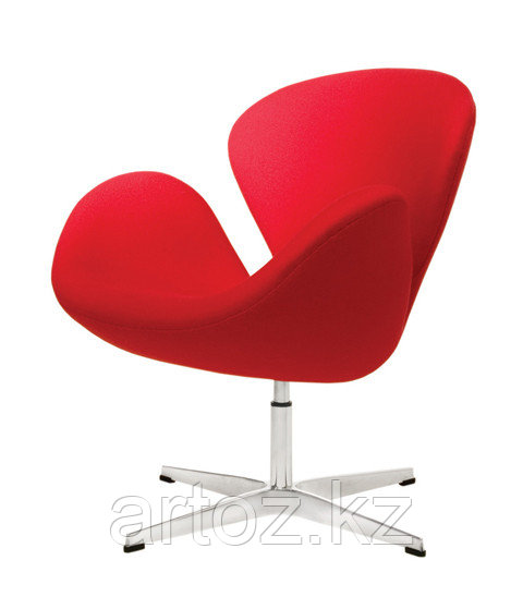 Кресло Swan chair velvet (red)