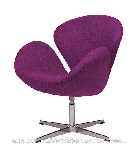 Кресло Swan chair cashemere (magenta)