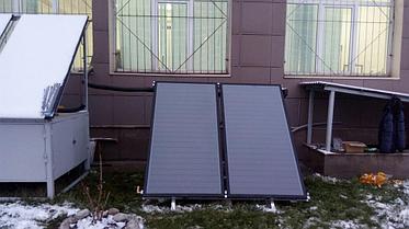 Солнечная водонагревательная система для лаборатории Университета в г. Алматы 1