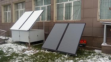 Солнечная водонагревательная система для лаборатории Университета в г. Алматы 2