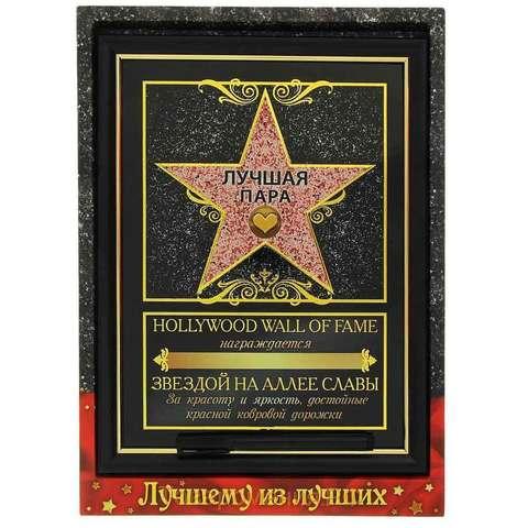 Диплом сувенирный для награждения «Голливудская звезда» ("Лучший из лучших") - фото 6 - id-p44483856
