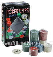 Покерный набор Professional Poker Chips 100 фишек с номиналом