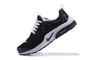 Летние кроссовки Nike Air Presto черно-белые, фото 2