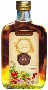 Бальзам "Золотая Сибирь" № 2 (Коррекция веса), 250 мл фляга