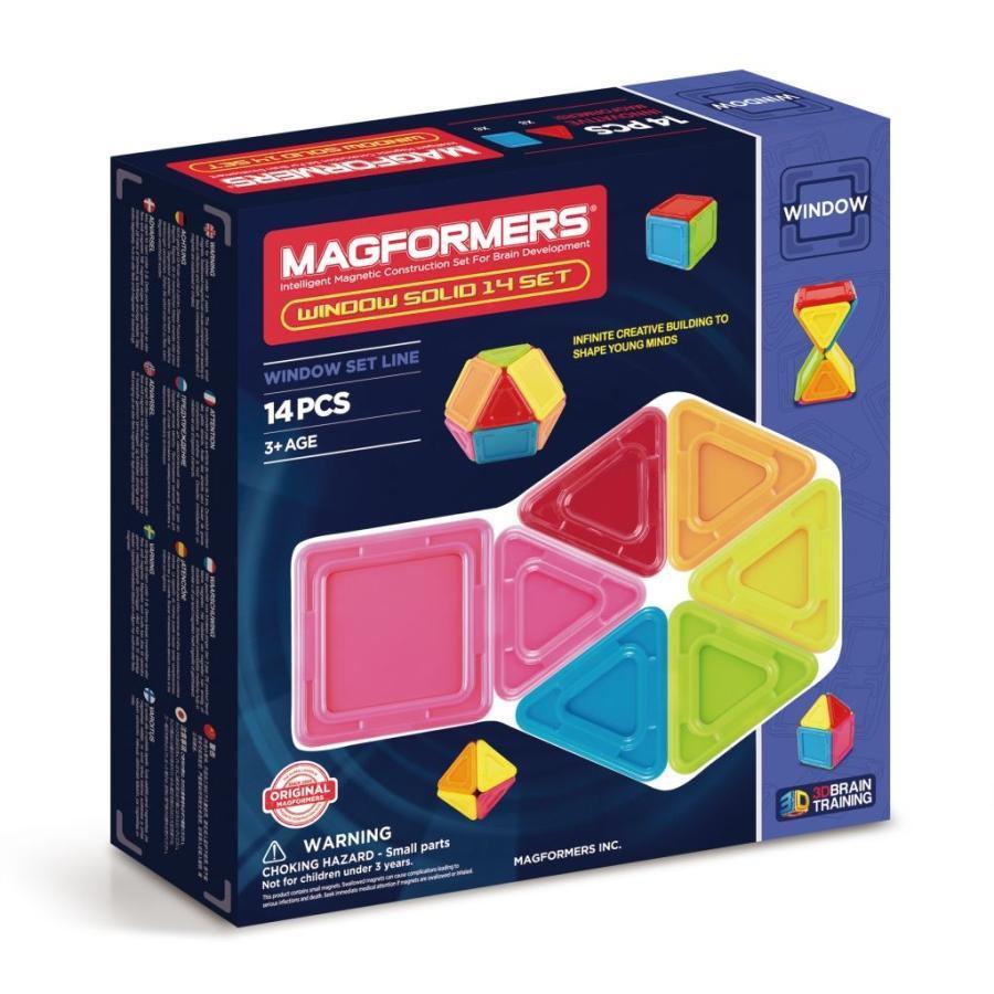 Magformers Магнитный конструктор Набор Window Solidt из 14 элементов
