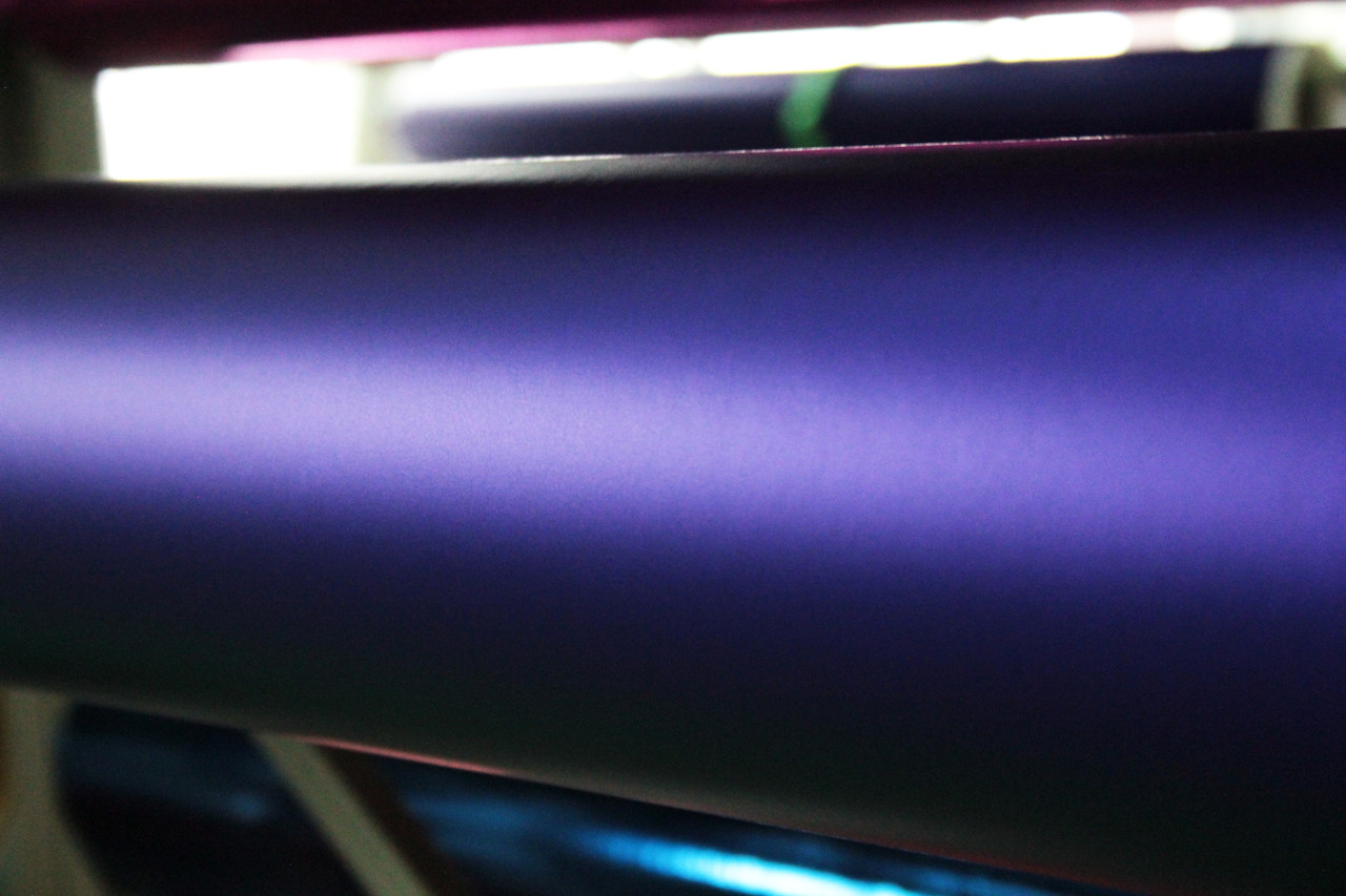 Пленка декор (матовый хром фиолетовый) 1,52*20 метр - фото 2 - id-p44256568