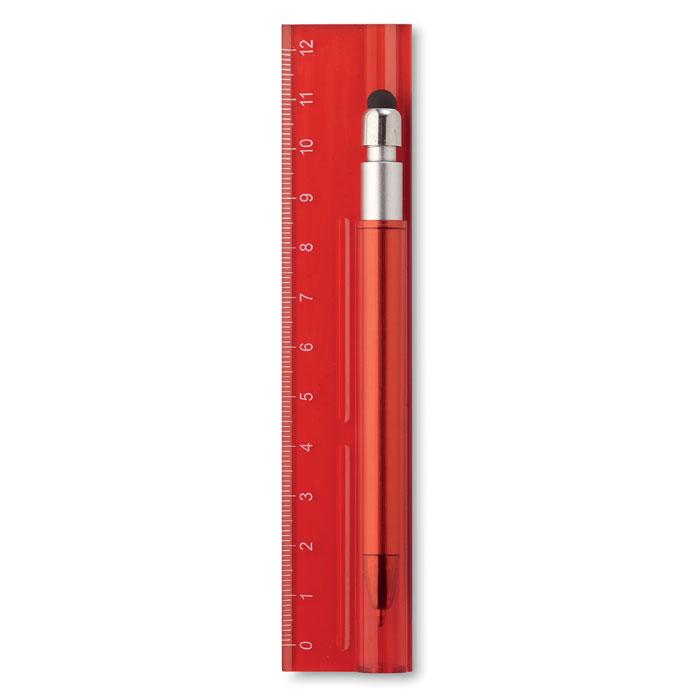 Шариковая ручка со стилусом и линейка - фото 4 - id-p44533615