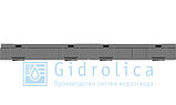 Канал с решеткой пластиковой, 1000*115*55 мм, Gidrolica, фото 2