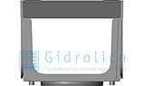 Комплект Gidrolica Light: лоток водоотводный ЛВ-10.11,5.5,5 пластиковый с решеткой пластиковой щелевой А15, фото 3