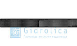 Канал с пластиковой решеткой, 1000*115*95 мм, Gidrolica, фото 4