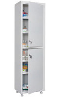 Шкаф медицинский для медикаментов МД 1 1657/SS Размеры: 1720х570х320 мм