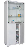 Медицинский шкаф для медикаментов MD 2 1780/SG Размеры: 1850х800х400 мм
