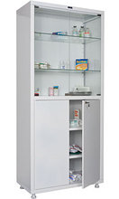 Медицинский шкаф для медикаментов MD 2 1780/SG Размеры: 1810х800х400 мм