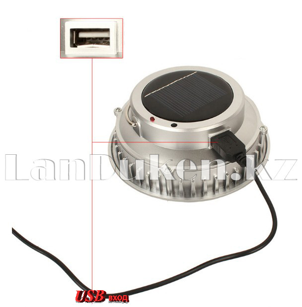 Автономная светодиодная лампа на солнечной батарее USB Solar Zoom RY-T969-1 - фото 3 - id-p44547891