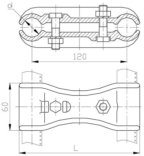 Распорки Р-3-120, Р-4-120