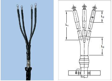 Муфта концевая GUST-01/4x25-70/750-L12 с наконечниками