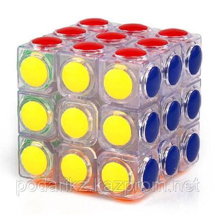Кубик Рубика 3х3 прозрачный, черный YongJun Linggan