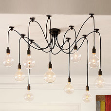Люстра Edison Chandelier (black), фото 3