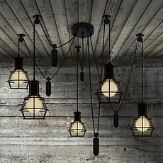 Люстра Edison lifting loft, фото 4