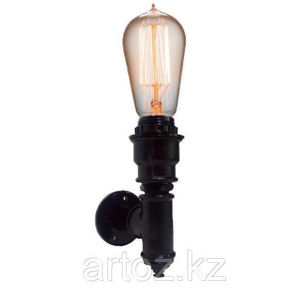 Настенная лампа Industrial Pipe lamp wall-1В (№14-1)