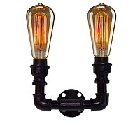 Настенная лампа Industrial Pipe lamp wall-2 (№18)