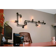 Настенная лампа Industrial steampunk pipe wall-5, фото 4