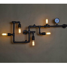 Настенная лампа Industrial steampunk pipe wall-5, фото 6