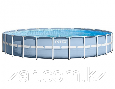  Бассейн каркасный Intex 26340 Prism Frame Pool, 732 х 132 см + фильтр-насос + аксессуары, фото 1