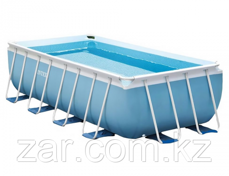 Каркасный бассейн Intex 26792 Prism Frame Rectangular Pool, 488х244х107 см + фильтр-насос + аксессуары