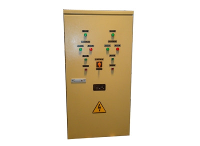 Шкаф управления канализационной станции на 2 насоса, с автоматикой по уровню воды ШУКНС-0,4/ХХХ-У3.