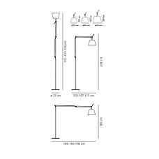 Напольная лампа Tolomeo mega floor, фото 3