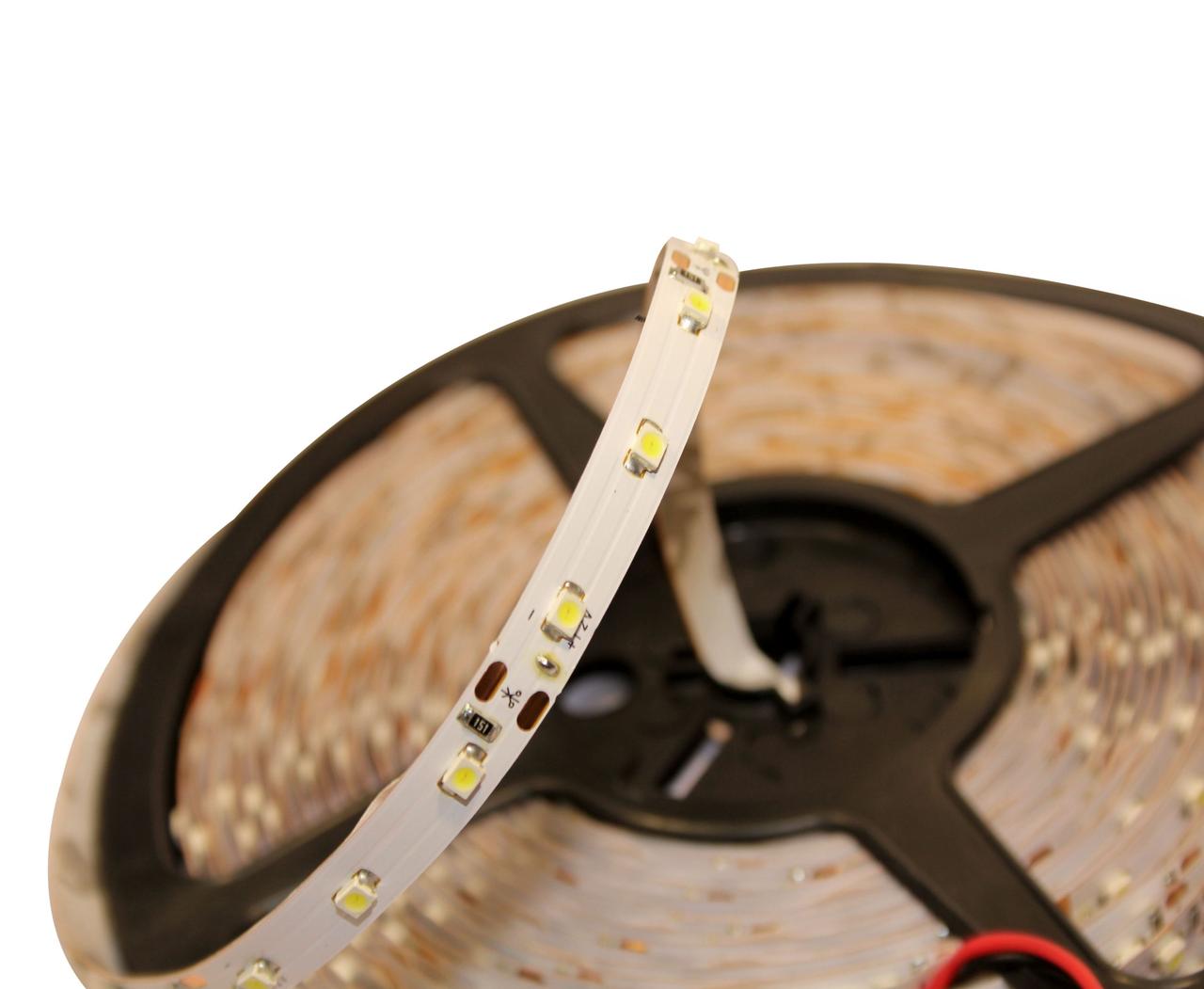 Светодиодная лента 60SMD3528, IP20, 9,6W, белого свечения 10000-12000 K, 2х5м