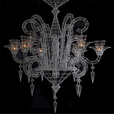 Люстра NEO-BAROQUE CHANDELIER(white), фото 3