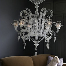 Люстра NEO-BAROQUE CHANDELIER(white), фото 4