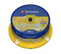 DVD+RW SP-025 4X 4.7GB Verbatim