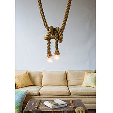 Лампа Hemp Rope lamp, фото 6