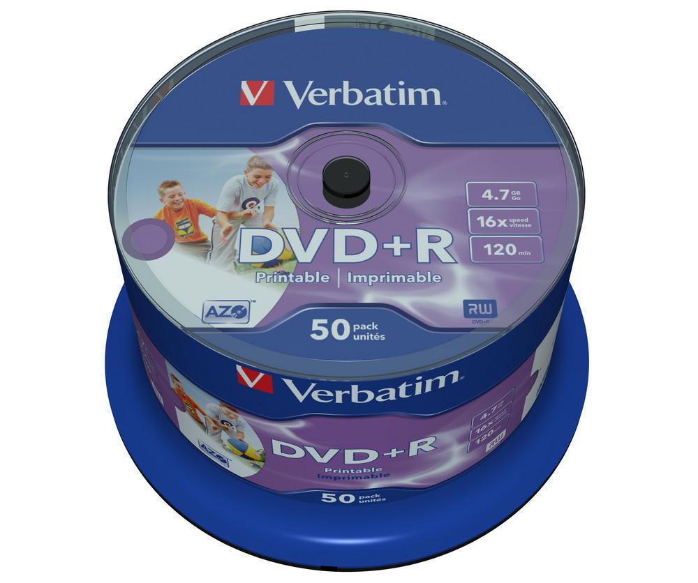 DVD+R 4.7GB Verbatim Printable - фото 1 - id-p44618076