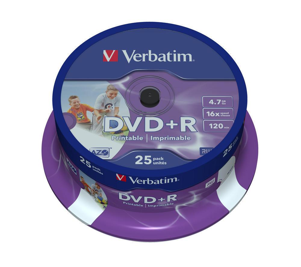 DVD+R 4.7GB Verbatim Printable