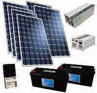 Солнечная электростанция 4.8 кВт/сутки(24В)ГАРАНТИЯ 1 ГОД