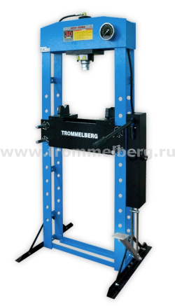 Пресс напольный с манометром и двухскоростным приводом (30 т) Trommelberg SD200824