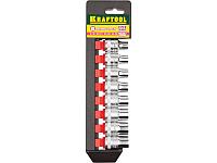KRAFTOOL SUPER-LOCK Набор торцовых головок на рельсе, 8 шт.