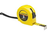 STAYER MaxTape 3м / 16мм рулетка в ударопрочном корпусе из ABS