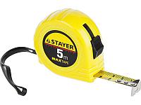 STAYER MaxTape 5м / 19мм рулетка в ударопрочном корпусе из ABS