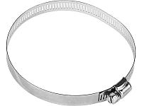 Хомуты оцинкованные, просечная лента 12.7 мм, 65-89 мм, 2 шт, ЗУБР