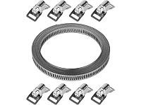 Набор: Хомут универсальный, нержавеющий, 3мх8мм, 8 замков, ЗУБР Профессионал
